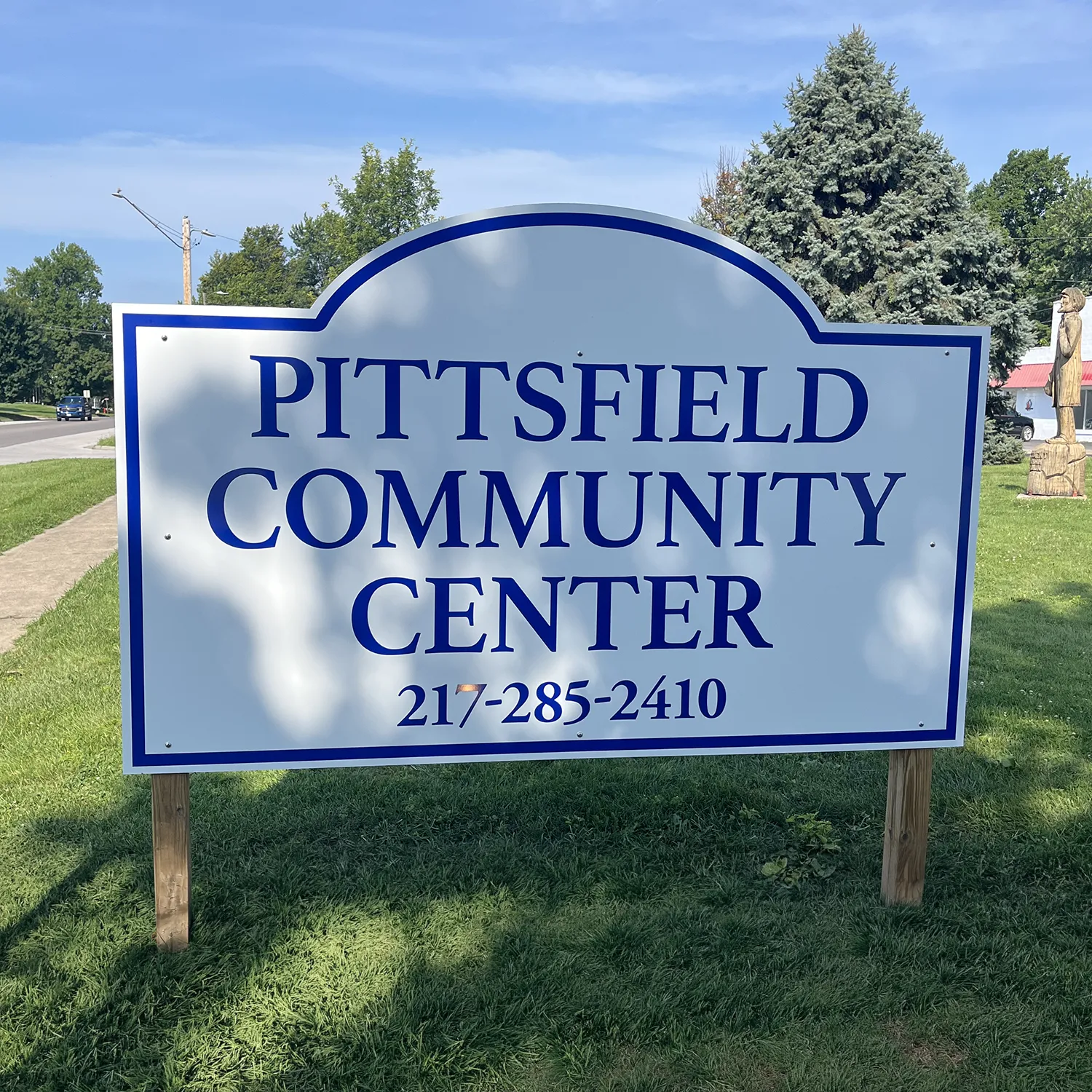 Pittsfield Community Center sign